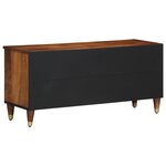 vidaXL Meuble TV 100x33x46 cm en bois massif de manguier