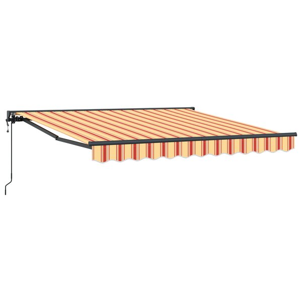 vidaXL Auvent automatique   300 x 250 cm  en jaune et orange