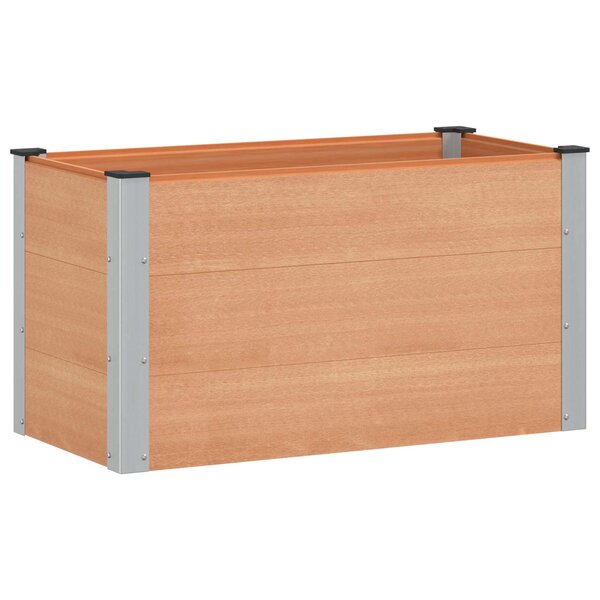 vidaXL Jardinière surélevée Marron 100 x 50 x 54 cm