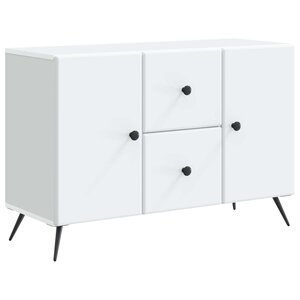 vidaXL Buffet Blanc 89 x 34 5 x 60 cm Bois d'ingénierie