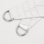vidaXL Voile de parasol tissu oxford triangulaire 4x5x5 m blanc