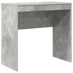 vidaXL Bureau avec rangement 2 Pièces Gris béton 80 x 40 x 76 cm