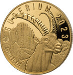 Pièce de monnaie en Gold - Rhodium 25 Dollars g 7.77 (1/4 oz) Millésime 2023 Gold Alloy Coins SUPERIUM