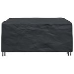 vidaXL Housse pour mobilier d'extérieur Noir 200 x 165 x 80 cm 210D