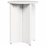 vidaXL Table basse 2 Pièces Blanc 41 5 x 41 5 x 41 cm Bois massif en pin