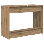 vidaXL Bureau de lit Chêne artisanal Bois d'ingénierie