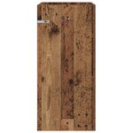 vidaXL Meuble sous lavabo de salle de bain Bois ancien