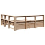 vidaXL Lit bibliothèque sans matelas 180x200 cm bois massif de pin