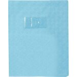 Protège-cahier Grain Losange 18/100ème 17x22 bleu clair CALLIGRAPHE