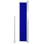 vidaXL Auvent latéral de patio 160x300 cm Bleu