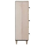 vidaXL Haut Armoire Blanc 40 x 33 x 110 cm bois de manguier massif