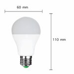 Ampoule e27 led 8w 220v a60 220° anti-blackout - blanc neutre 4000k - 5500k - silamp