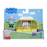 Mini Camping-Car Jaune Peppa Pig avec Figurine - Aventures en Plein Air