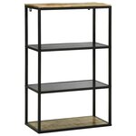 vidaXL Bibliothèque Marron 70 x 35 x 110 cm Bois de manguier massif