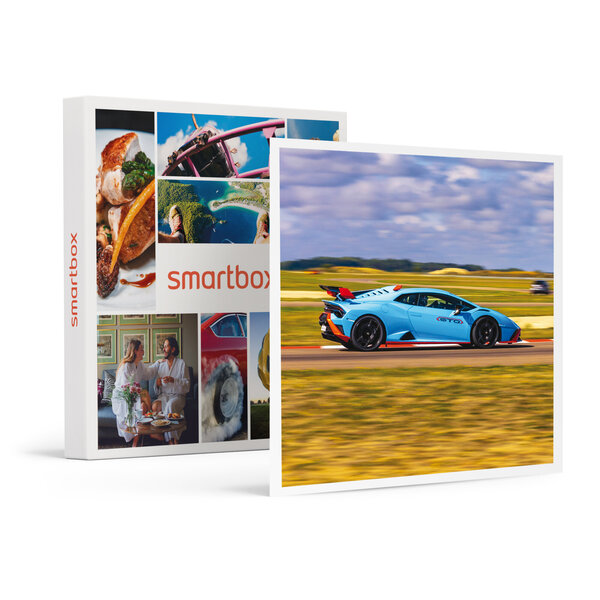 SMARTBOX - Coffret Cadeau Stage de pilotage : 2 tours sur le circuit de Lohéac en Lamborghini Huracán STO -  Sport & Aventure