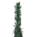 vidaXL Sapin de Noël artificiel pré-éclairé avec guirlandes vert 210cm