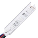 vidaXL Meuble TV avec lumières LED Chêne fumé 120x35x40 cm