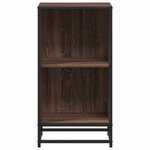 vidaXL Bibliothèque chêne marron 40x35x76 cm bois d'ingénierie