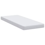 vidaXL Matelas Blanc 80 x 200 cm Mousse
