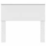 vidaXL Tête de lit Blanc Brillant 100 cm Bois d'ingénierie