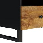 vidaXL Table basse 80x54x40 cm Bois de manguier solide et d'ingénierie