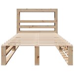 vidaXL Cadre de lit sans matelas 75x190 cm bois de pin massif