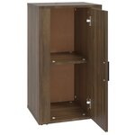 vidaXL Buffet Chêne marron 40x33x70 cm Bois d'ingénierie