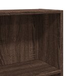 vidaXL Bibliothèque chêne marron 60x24x109 cm bois d'ingénierie