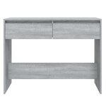 vidaXL Table console sonoma gris 100x35x76 5 cm bois d'ingénierie