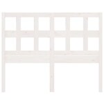 vidaXL Tête de lit Blanc 125 5x4x100 cm Bois massif de pin