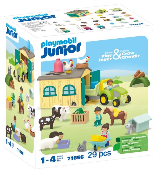 71656 - Ferme avec tracteur et animaux