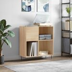 vidaXL Armoire à disques chêne sonoma 84 5x38x89 cm bois d'ingénierie