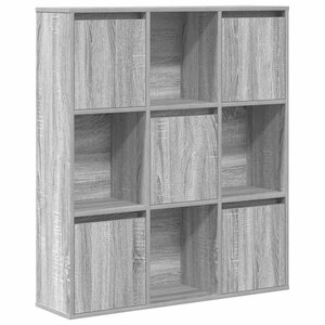 vidaXL Bibliothèque sonoma gris 89x24x101 5 cm bois d'ingénierie