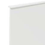 vidaXL Tête de lit Blanc 75 cm Bois d'ingénierie
