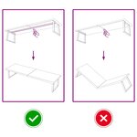 vidaXL Dessus de table bois massif non traité bordure assortie