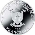 FEASTS OF THE ROSARY Albrecht Dürer Argent Coin 500 Francs Cameroon 2021