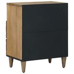vidaXL Armoire de lit Marron 50 x 33 x 60 cm Bois de mangue massif