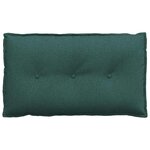 vidaXL Coussin de Dos Vert foncé 80 x 19 x 50 cm tissu