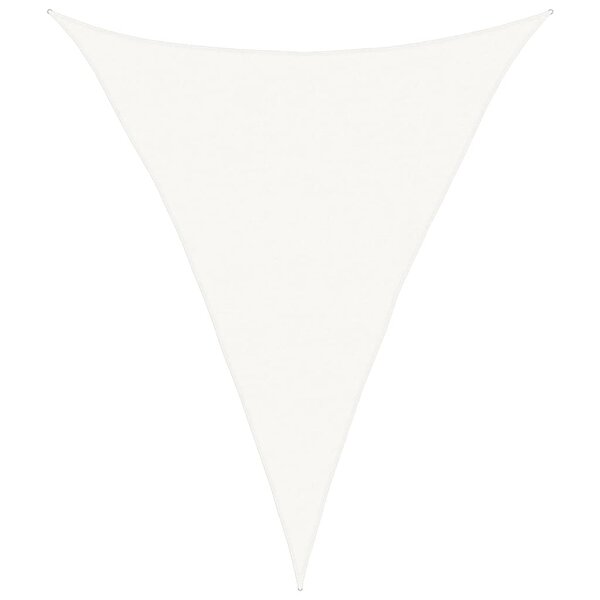vidaXL Voile d'ombrage 160 g/m² Blanc 4x5x5 m PEHD