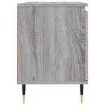 vidaXL Meuble TV sonoma gris 104x35x50 cm bois d'ingénierie