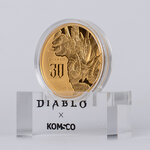 Monnaie DIABLO 30 Anniversaire 1/2 Oz Medaille Or 2026 (PRÉCOMMANDE)