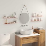 vidaXL Étagère flottante 4 Pièces Rose 60 x 8 5 x 2 5 cm Acier