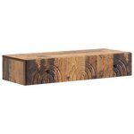 vidaXL Table d'appoint murale 87 5 x 34 5 x 17 cm Bois d'ingénierie