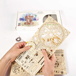 Maquette en bois ugears carrousel 305 pièces 21 cm