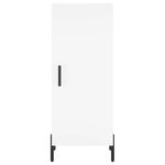 vidaXL Buffet haut Blanc 34 5x34x180 cm Bois d'ingénierie