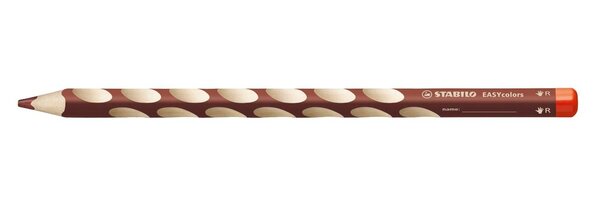 Crayon de couleur ergonomique EASYcolors Droitier Brun STABILO