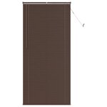 vidaXL Store Vénitien Réglable Marron foncé avec motif 213 x 80 cm PVC