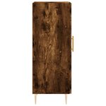 vidaXL Buffet Chêne fumé 34 5x34x90 cm Bois d'ingénierie