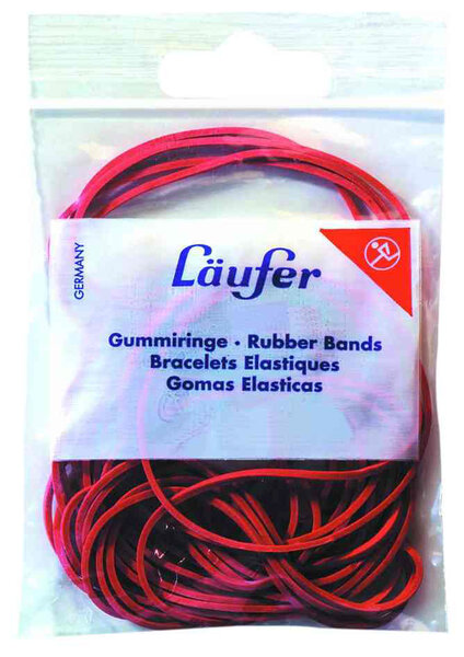 Elastique Rondella Rouge en sachet de 10g 20 mm LÄUFER