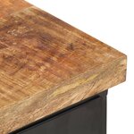 vidaXL Table de chevet 40x30x52 cm Bois de manguier brut
